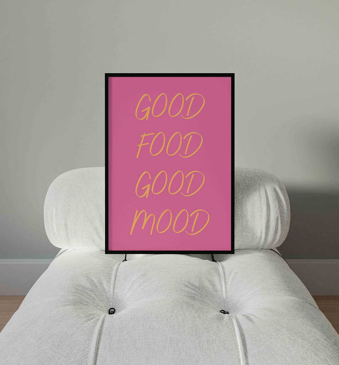 Good food good mood Poster
