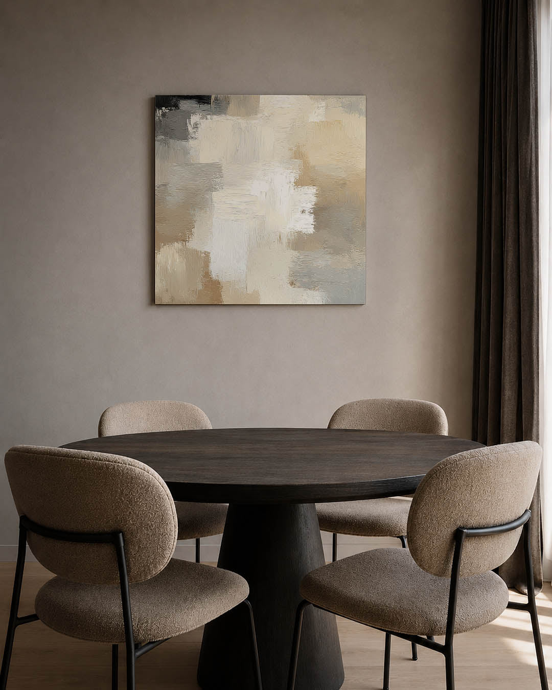 Zachte kleurvlakken Kunstwerk