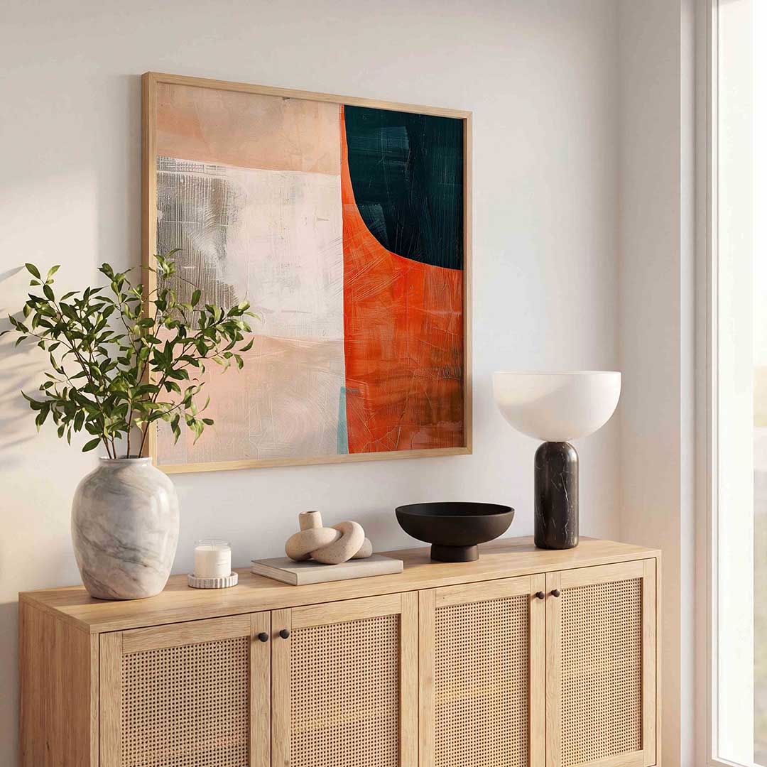 Abstracte vormen Poster