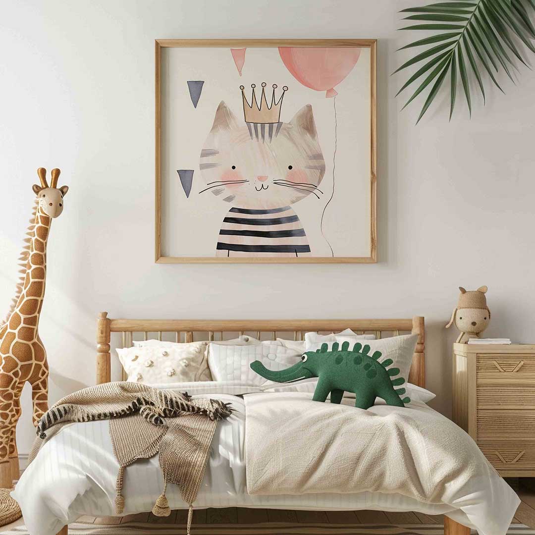 Kat met kroon Poster