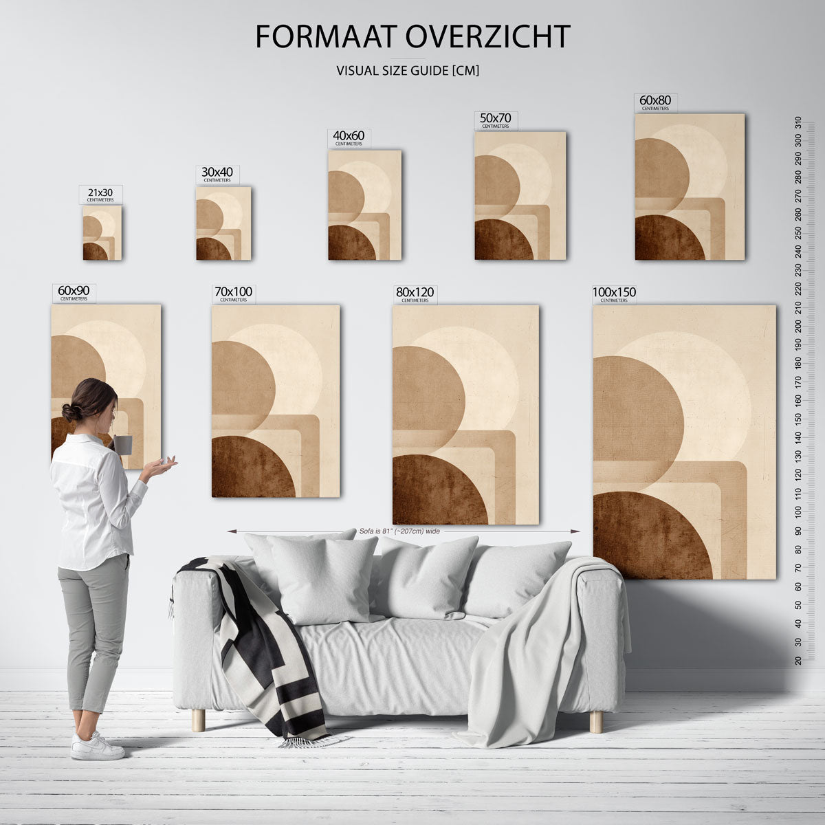 Abstracte vormen Poster