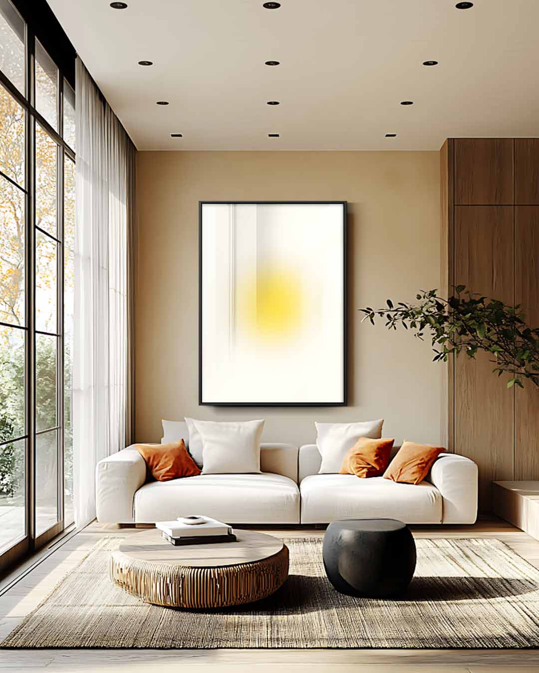 Stralende Zonsopkomst Kunstwerk-canvas-dibond-plexiglas-wanddecoratie-WallArtistic
