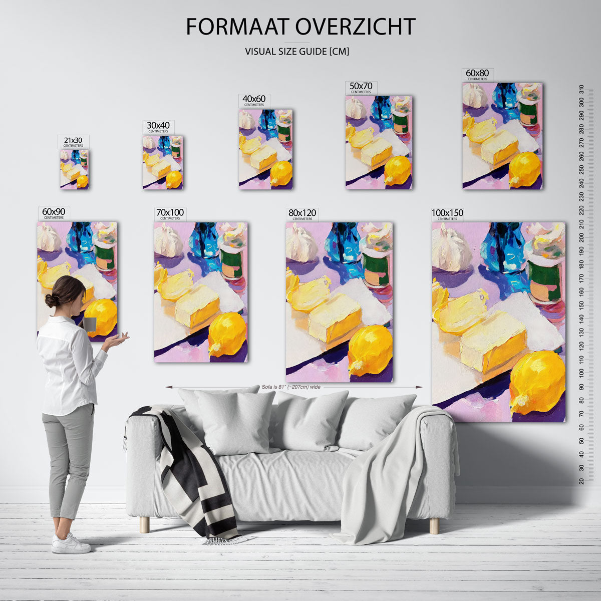 Citroen en knoflook Poster