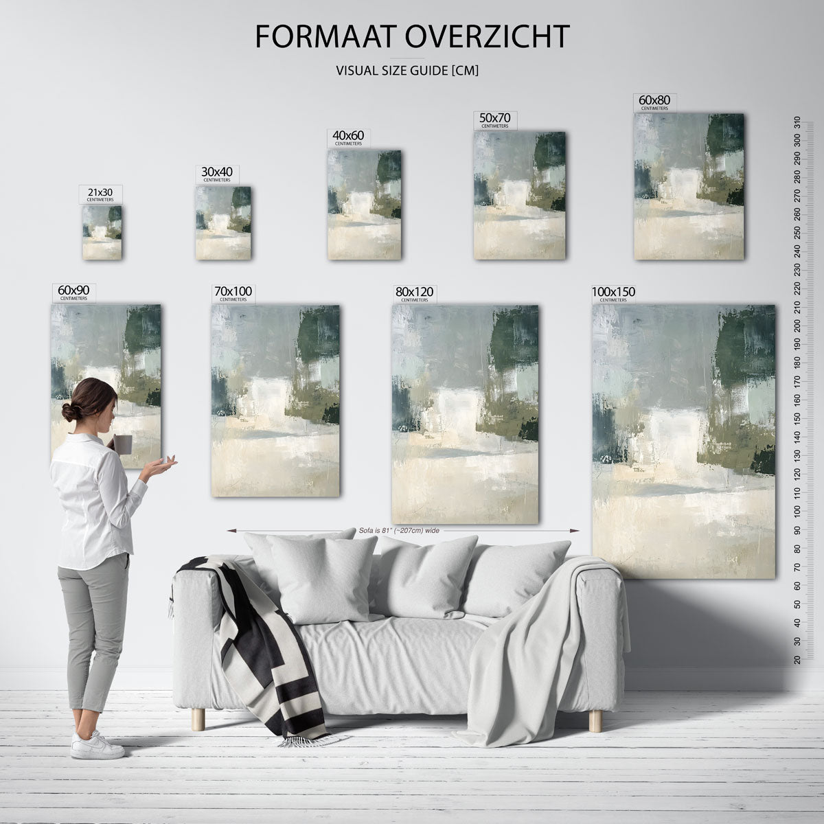 Abstracte vormen Poster