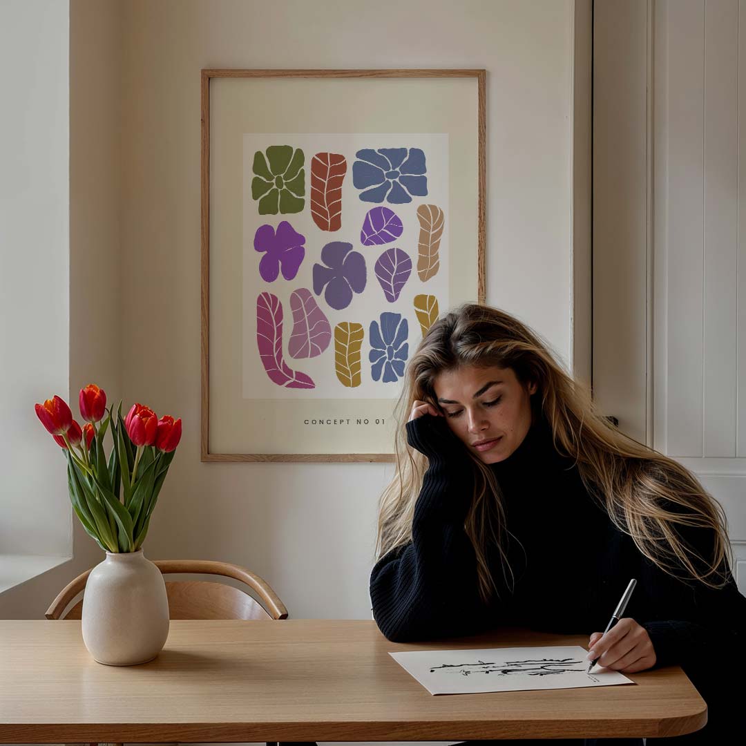 Botanische Kunstposter-WallArtistic