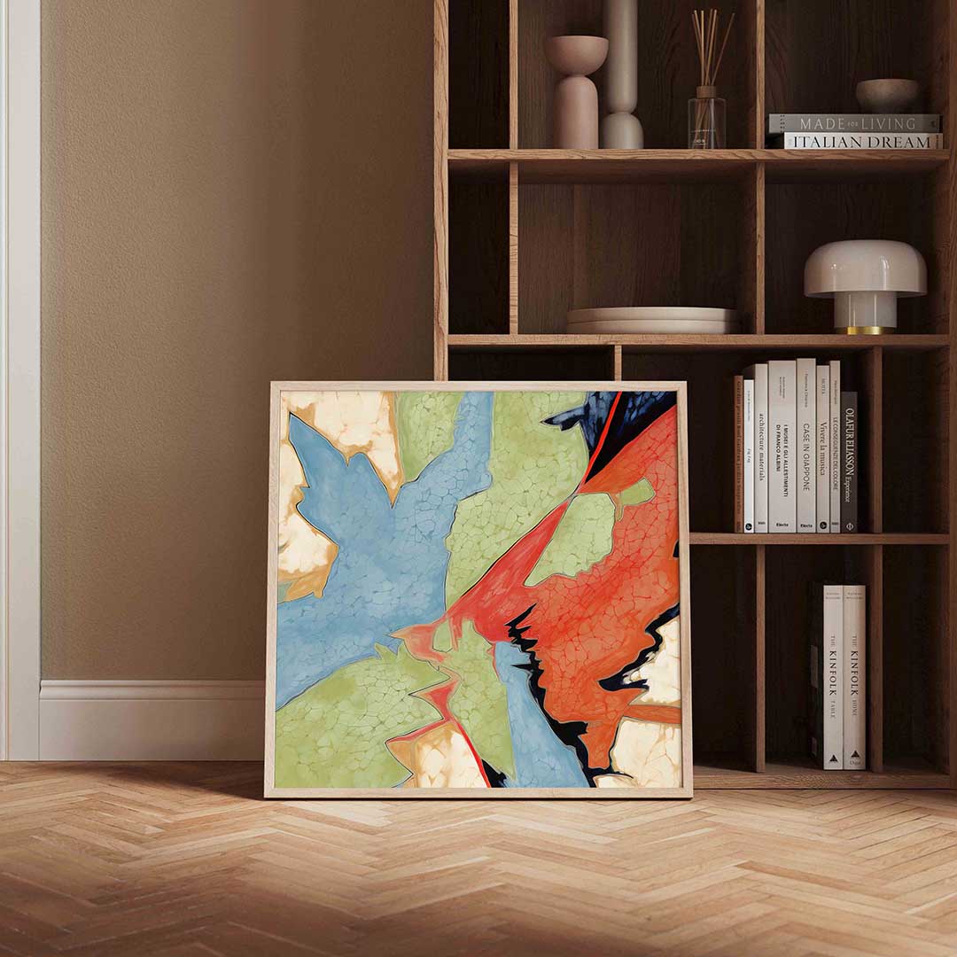 Abstracte vormen Poster