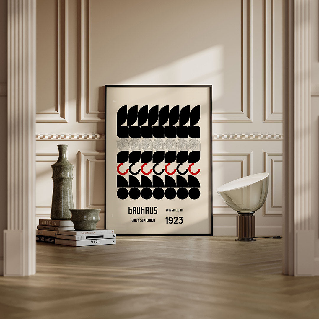 Vormritme en contrast Poster