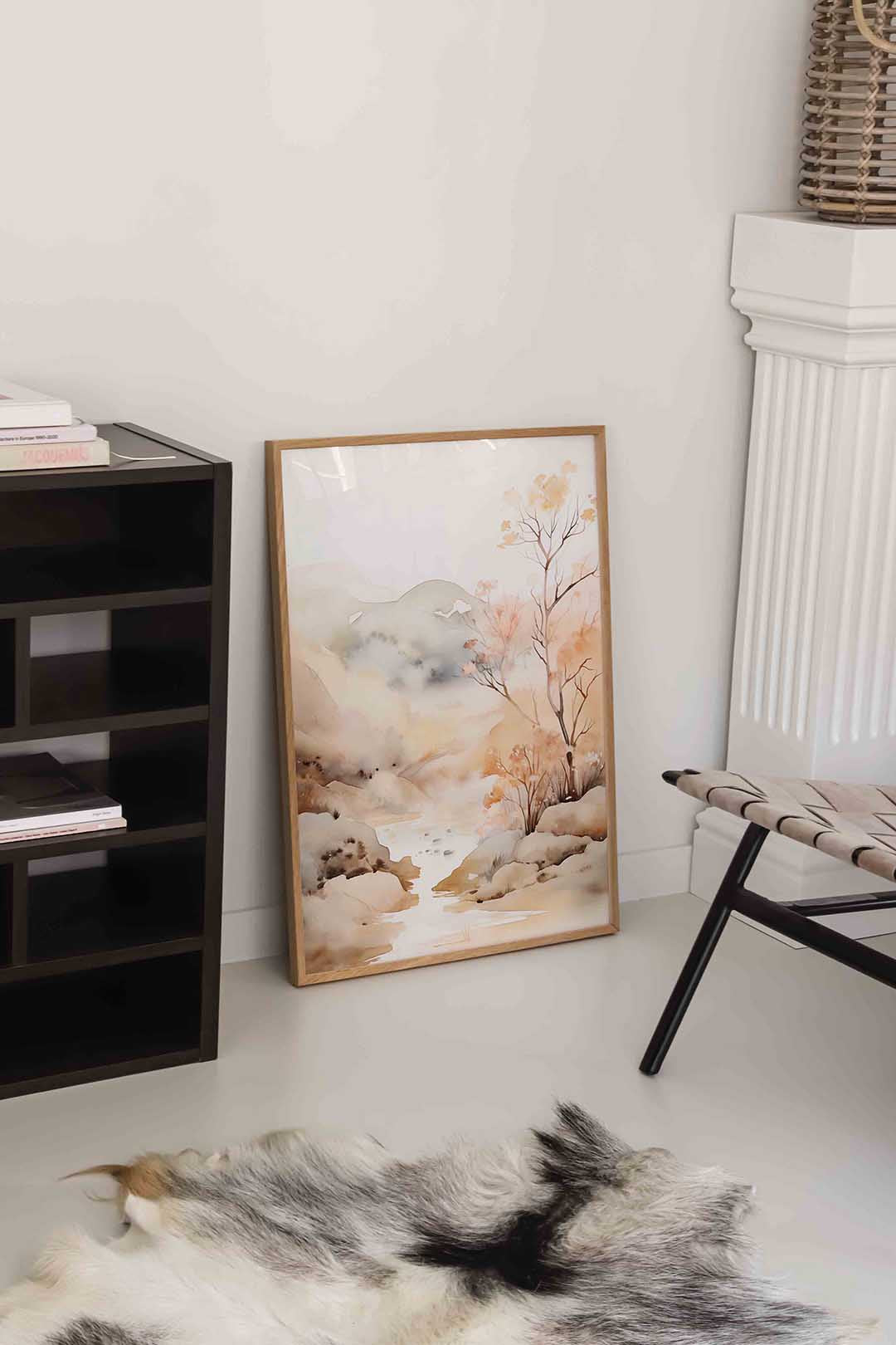 Landschap met bomen Poster