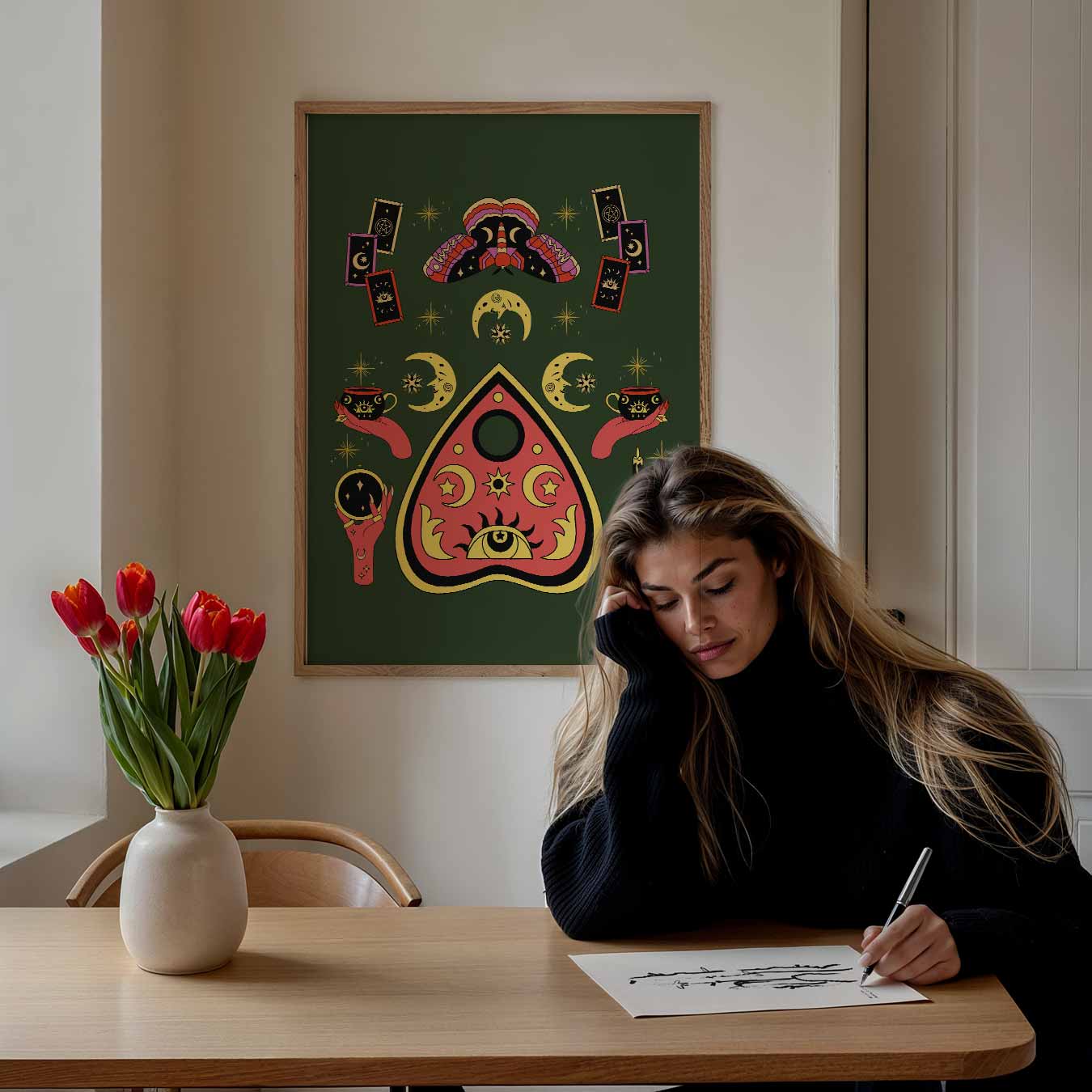 Mystieke Symbolen Poster-WallArtistic