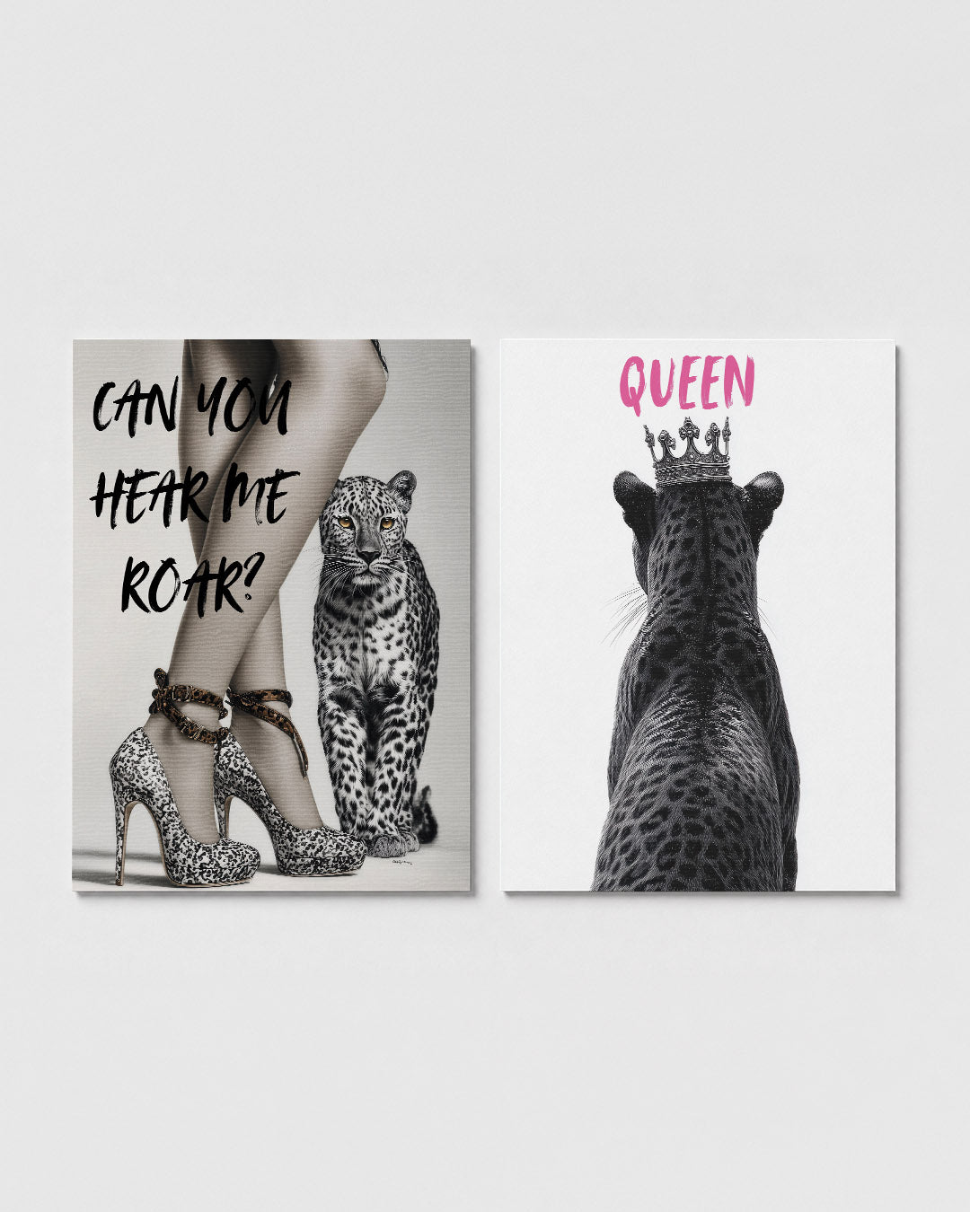 Dierlijke elegantie Posterset