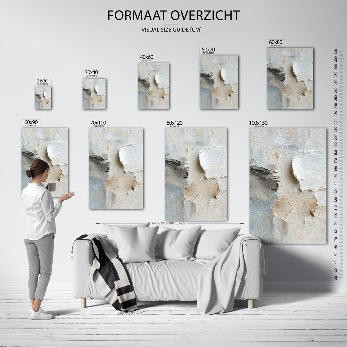 Abstracte textuur Poster