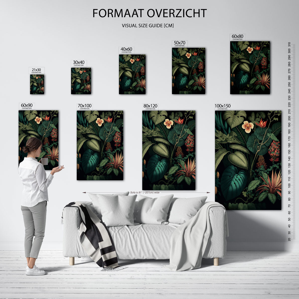 Weelderige planten Poster