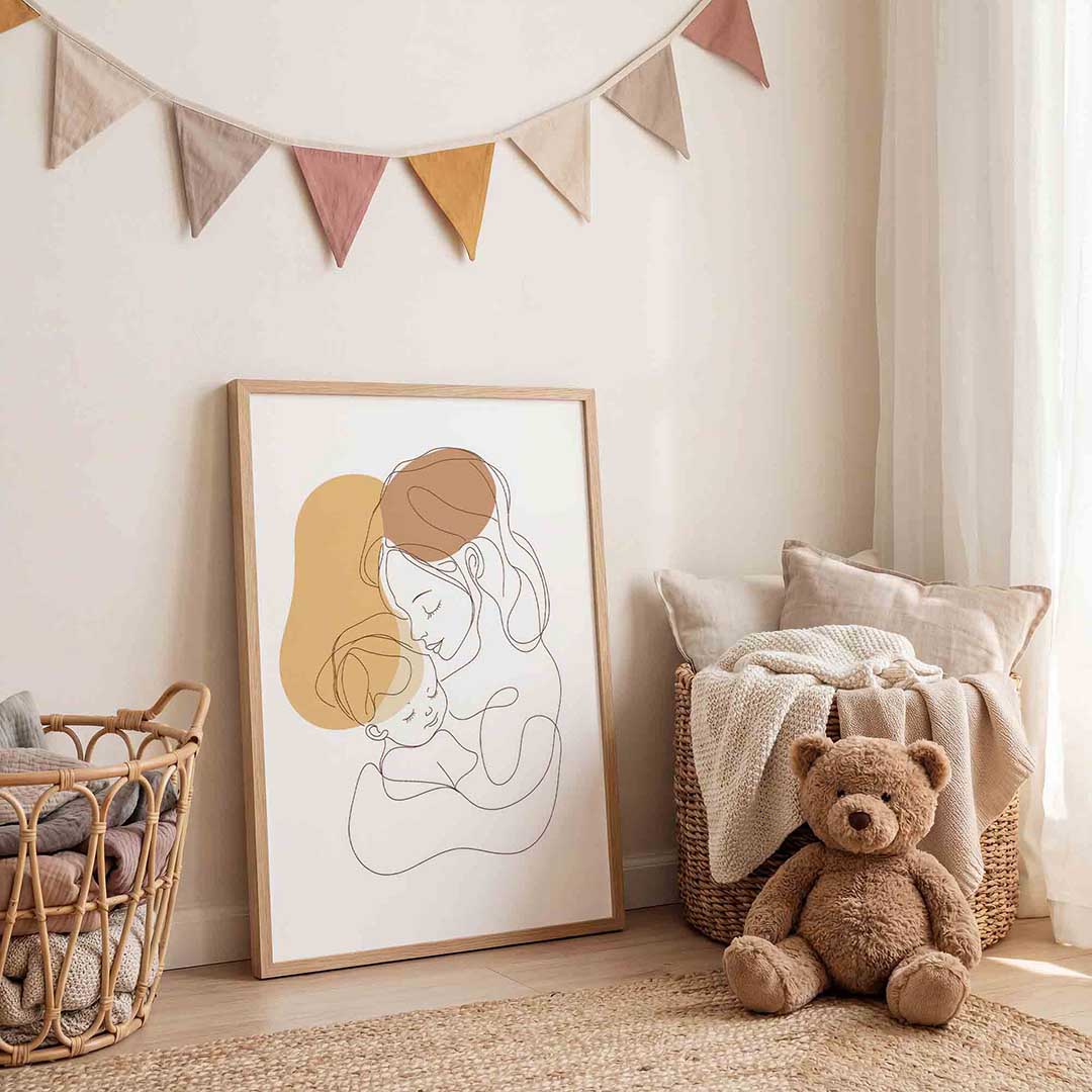 Moeder en kind Poster