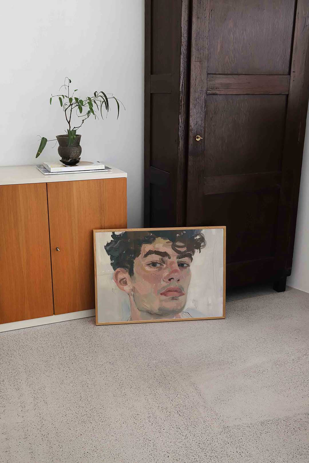Portret van een persoon Poster
