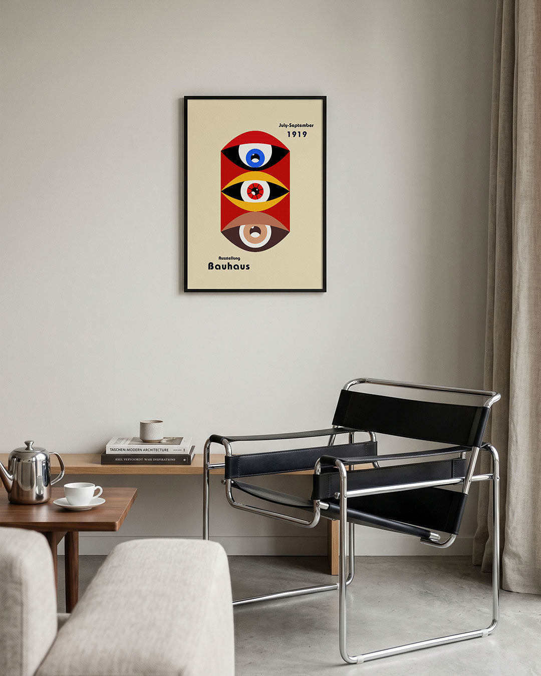 Oogvormen en kleur Poster