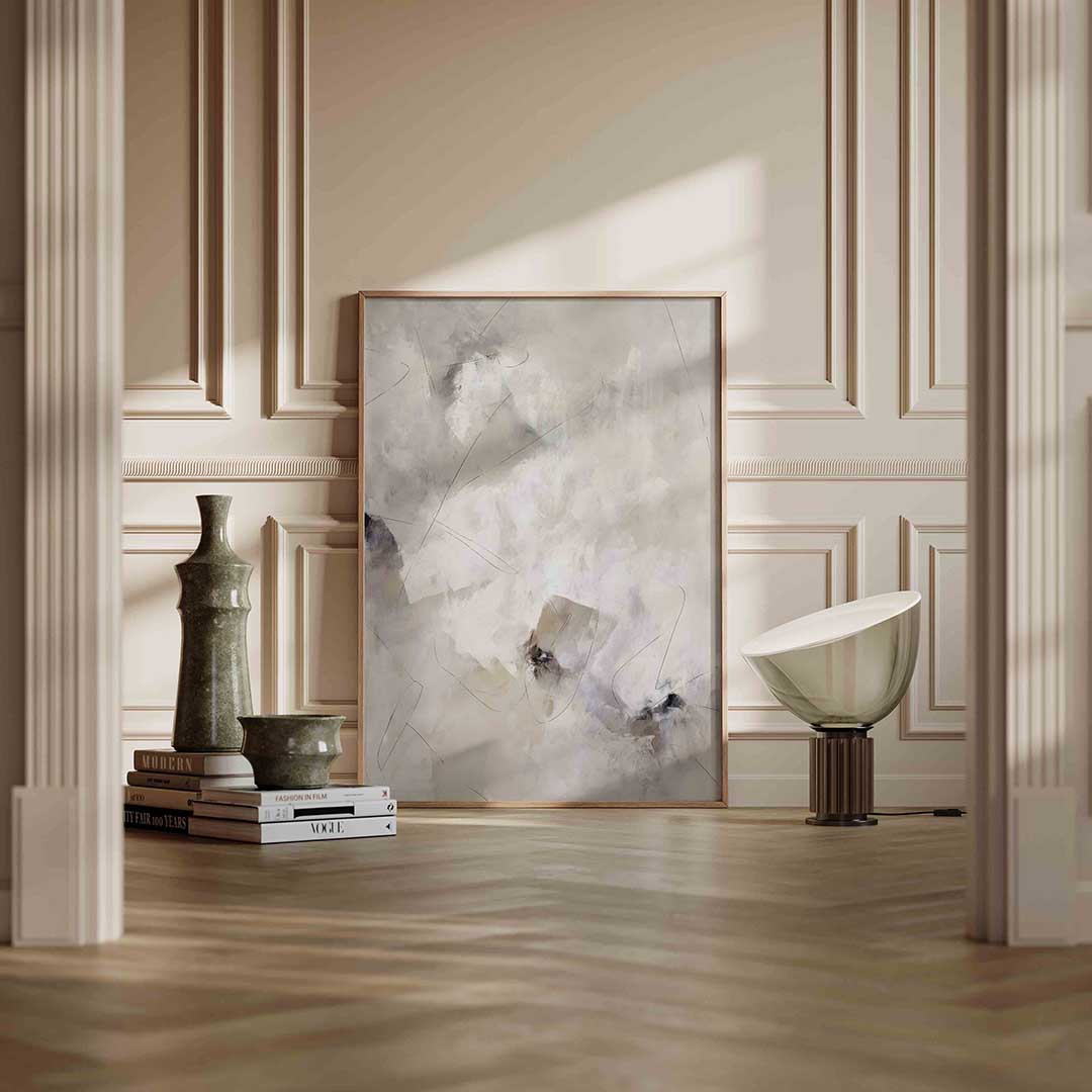 Abstracte lijnen en vormen Poster