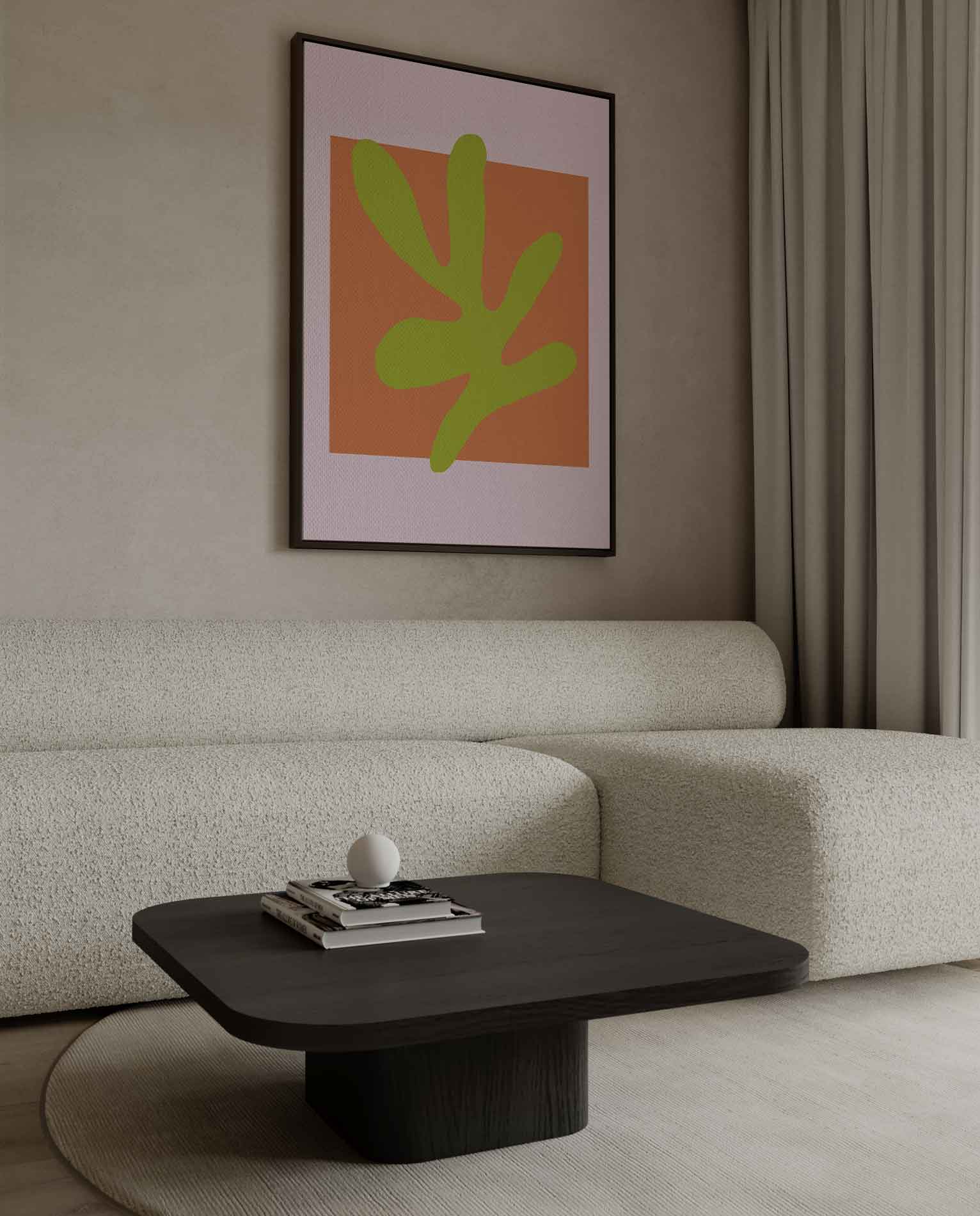 Organische Vormen Kunstwerk-canvas-dibond-plexiglas-wanddecoratie-WallArtistic
