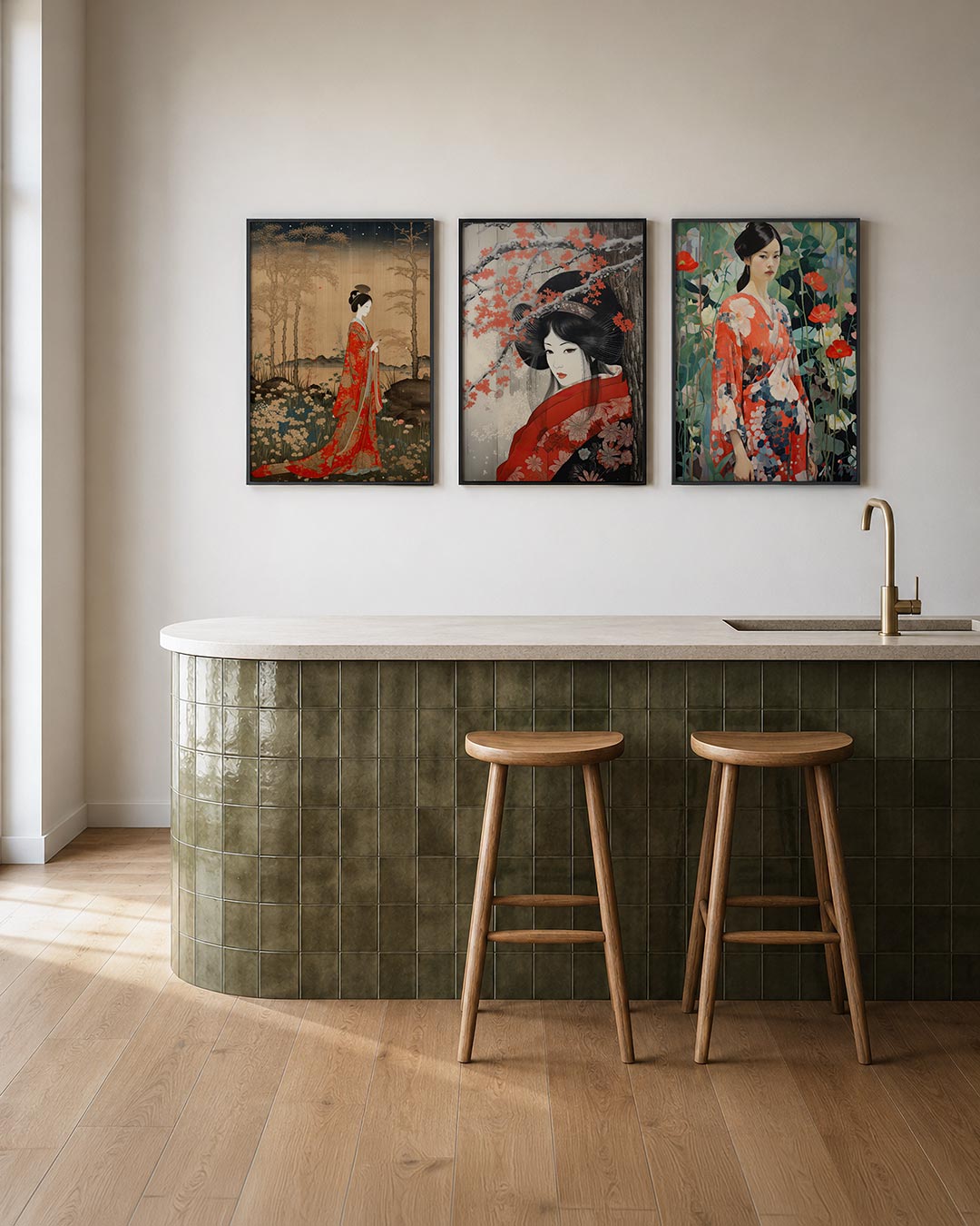 Natuurlijke elegantie Posterset