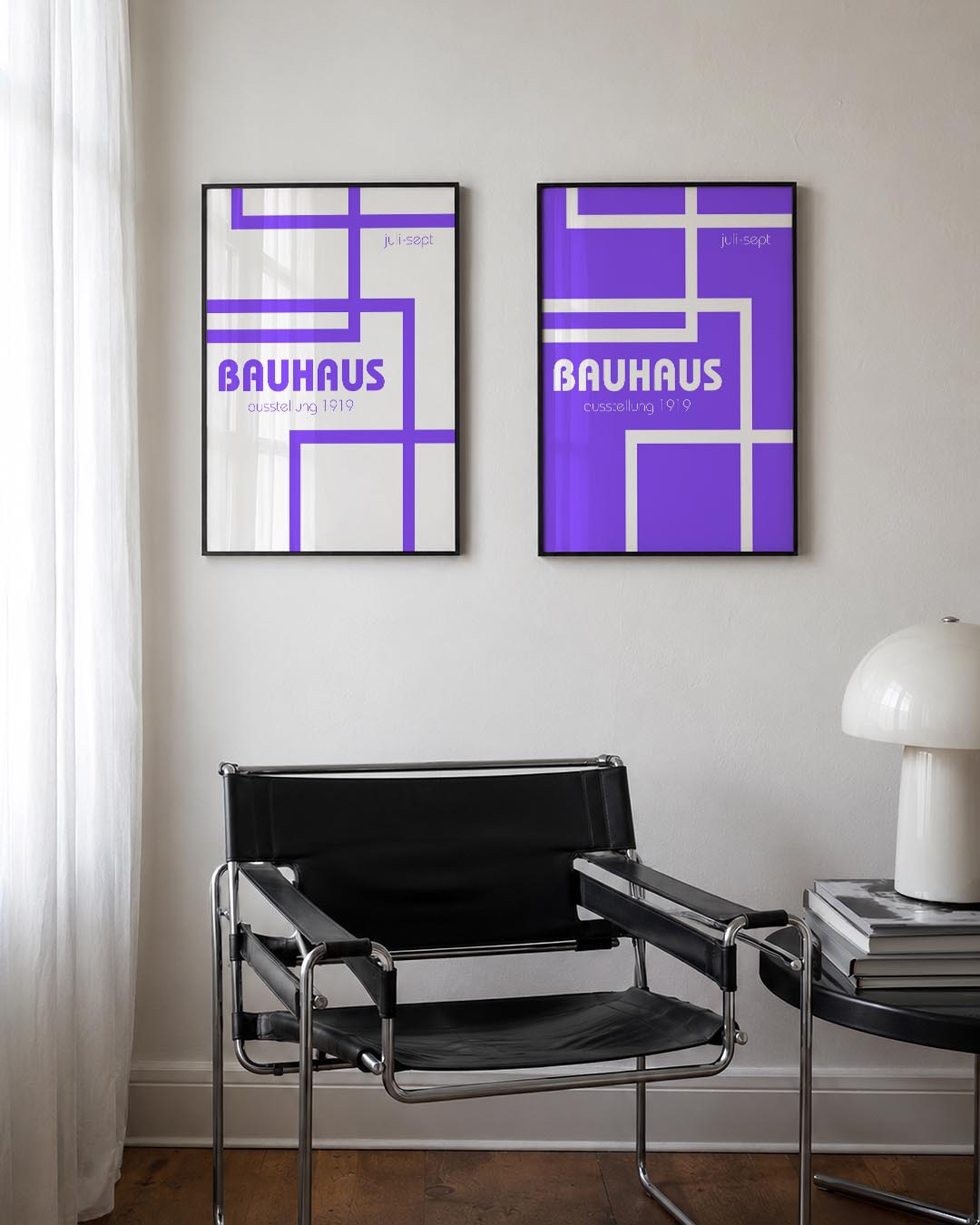 Lijnen en kleurvlakken Posterset