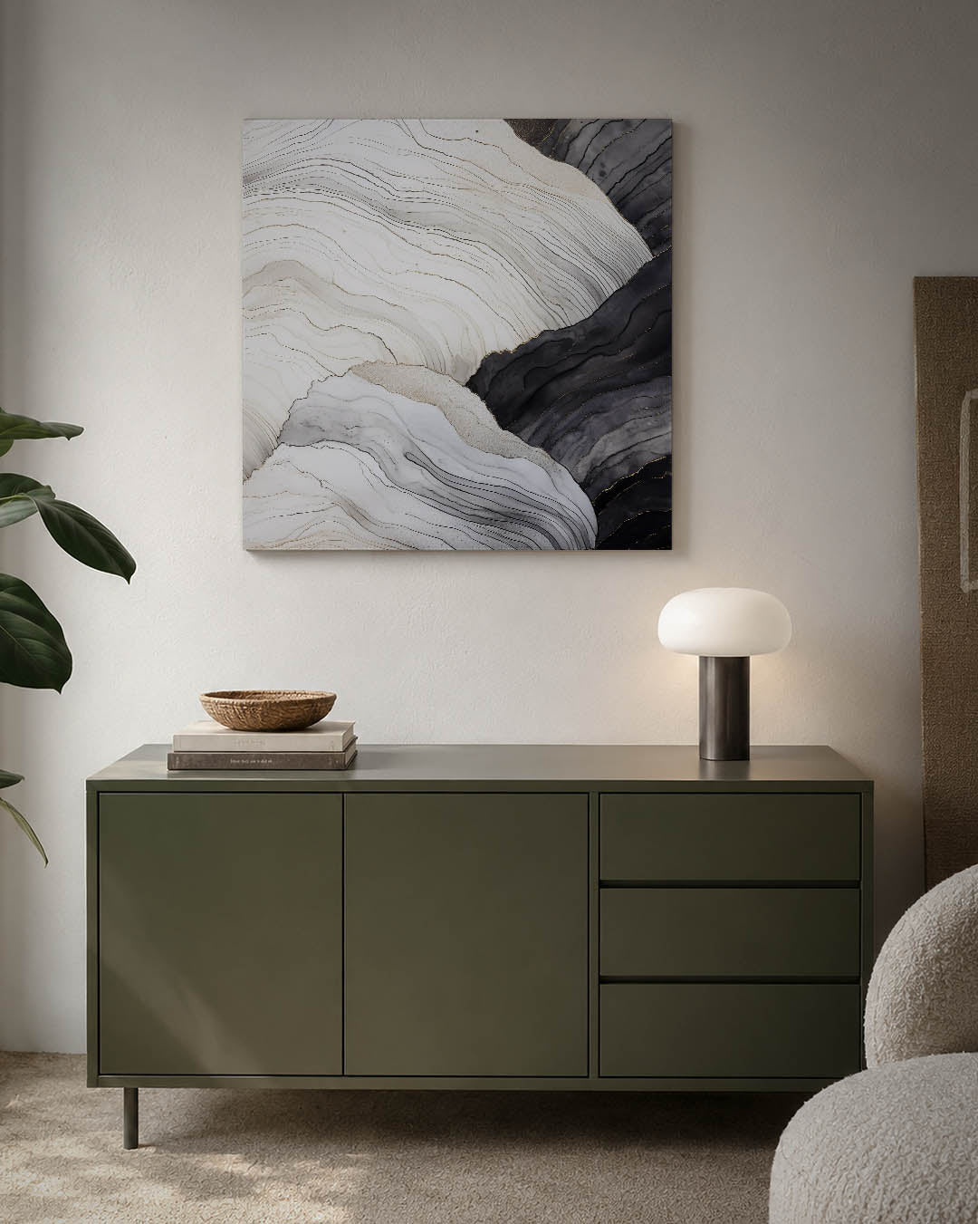 Organische lijnen Kunstwerk