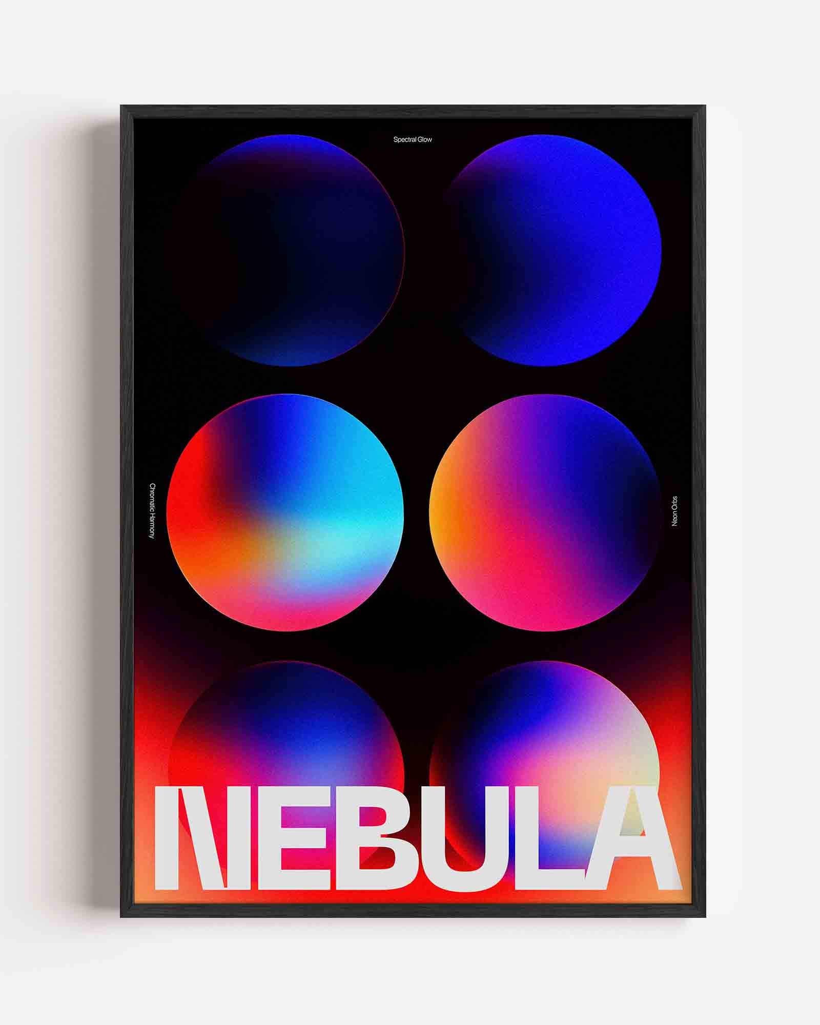 Nebula cirkels Poster