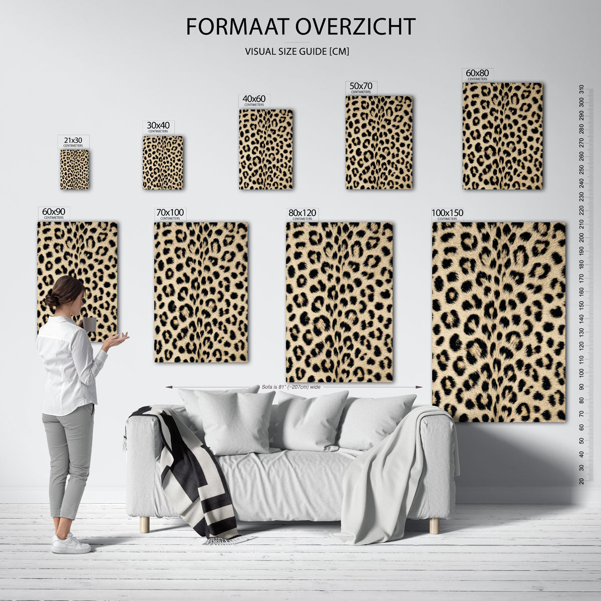 Luipaardprint Poster