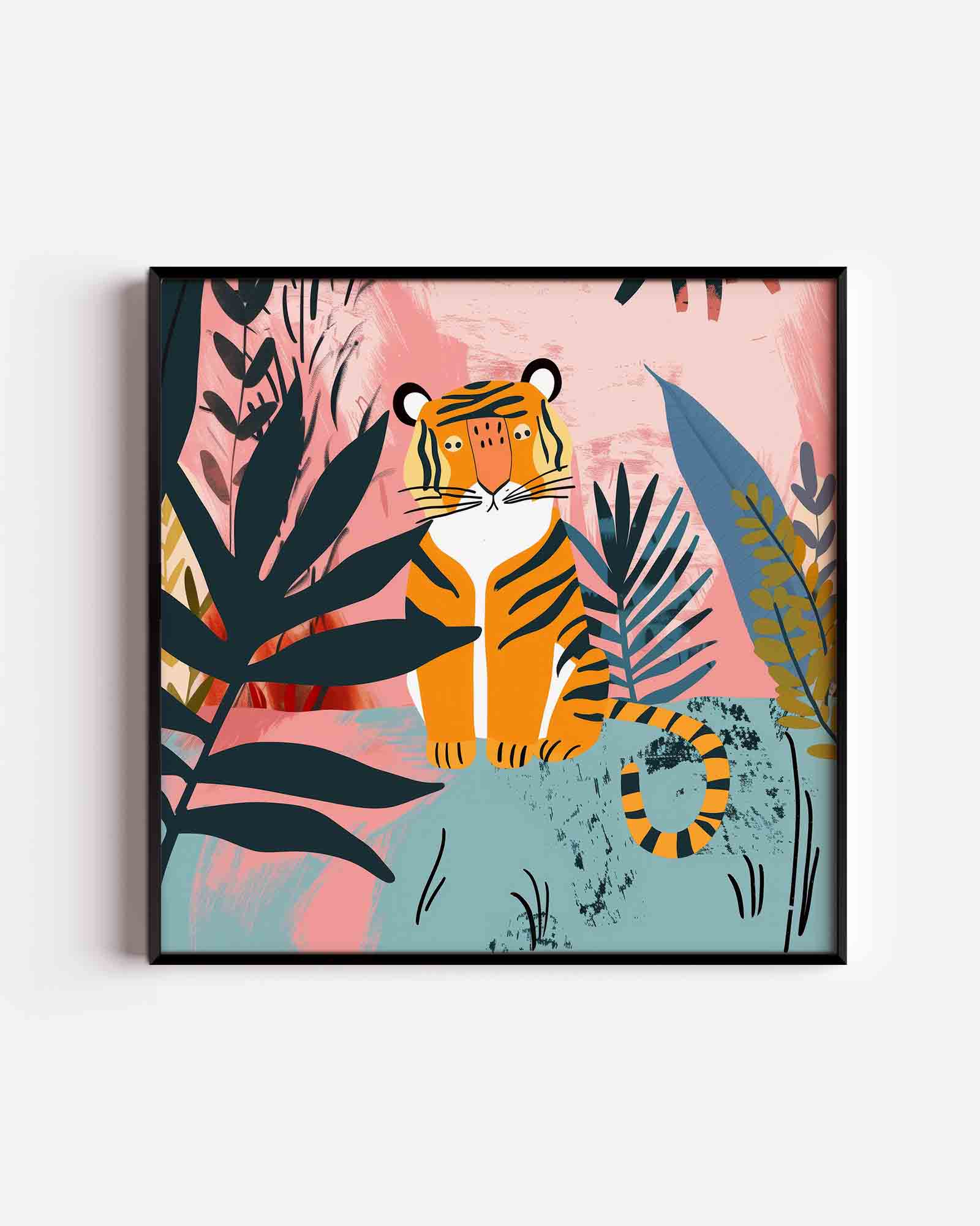 Tijger in jungle Poster