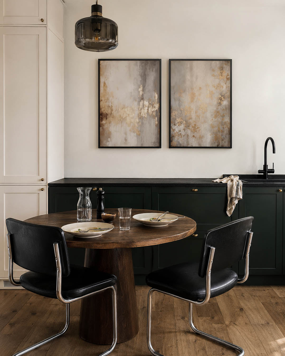 Gouden vervaging Posterset