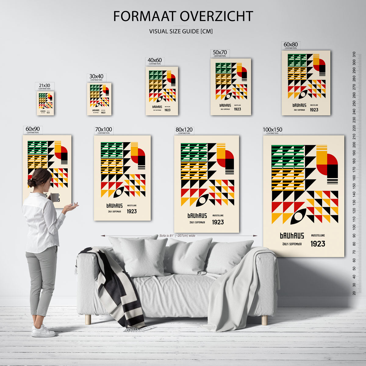 Vorm en kleur Poster