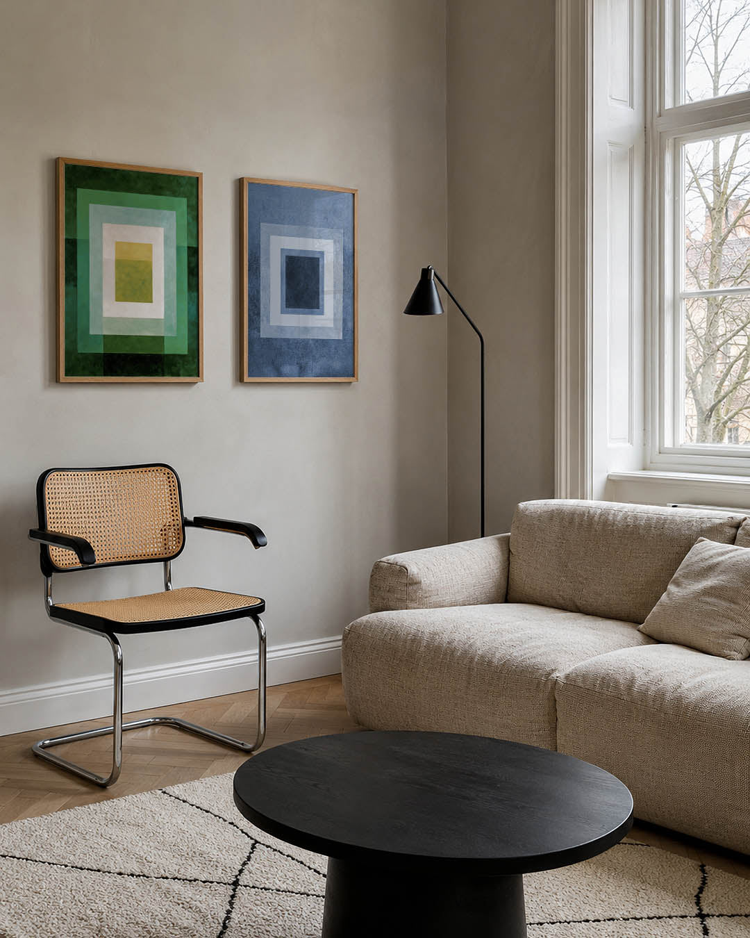 Groene lagen Posterset