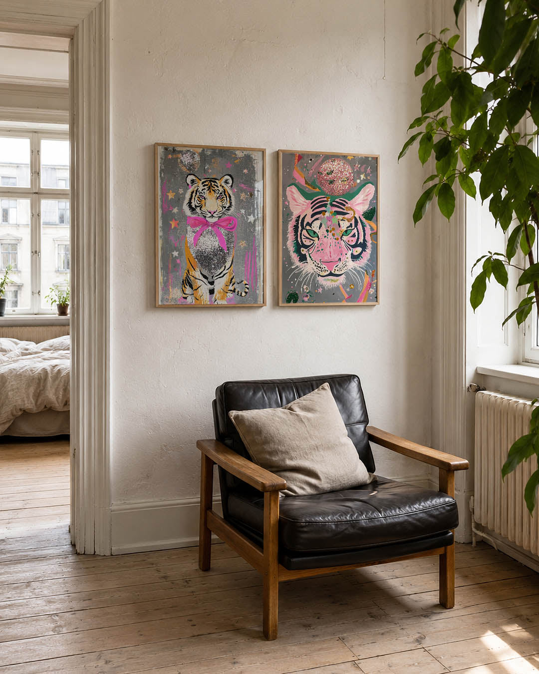 Tijger en sterren Posterset