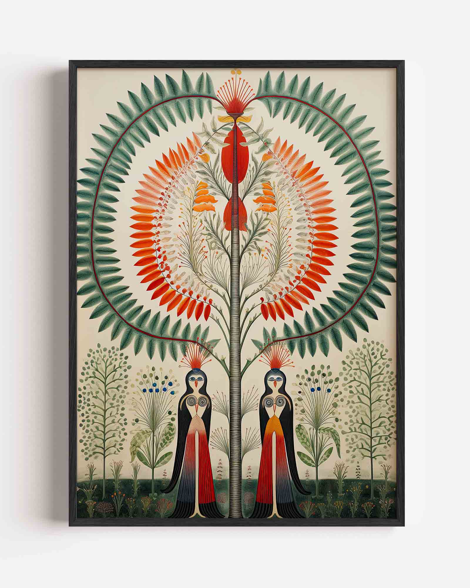 Symmetrische natuurfiguren Poster