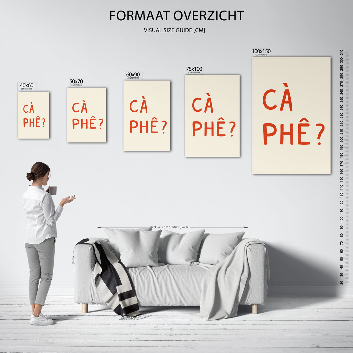 Typografische vraag Kunstwerk