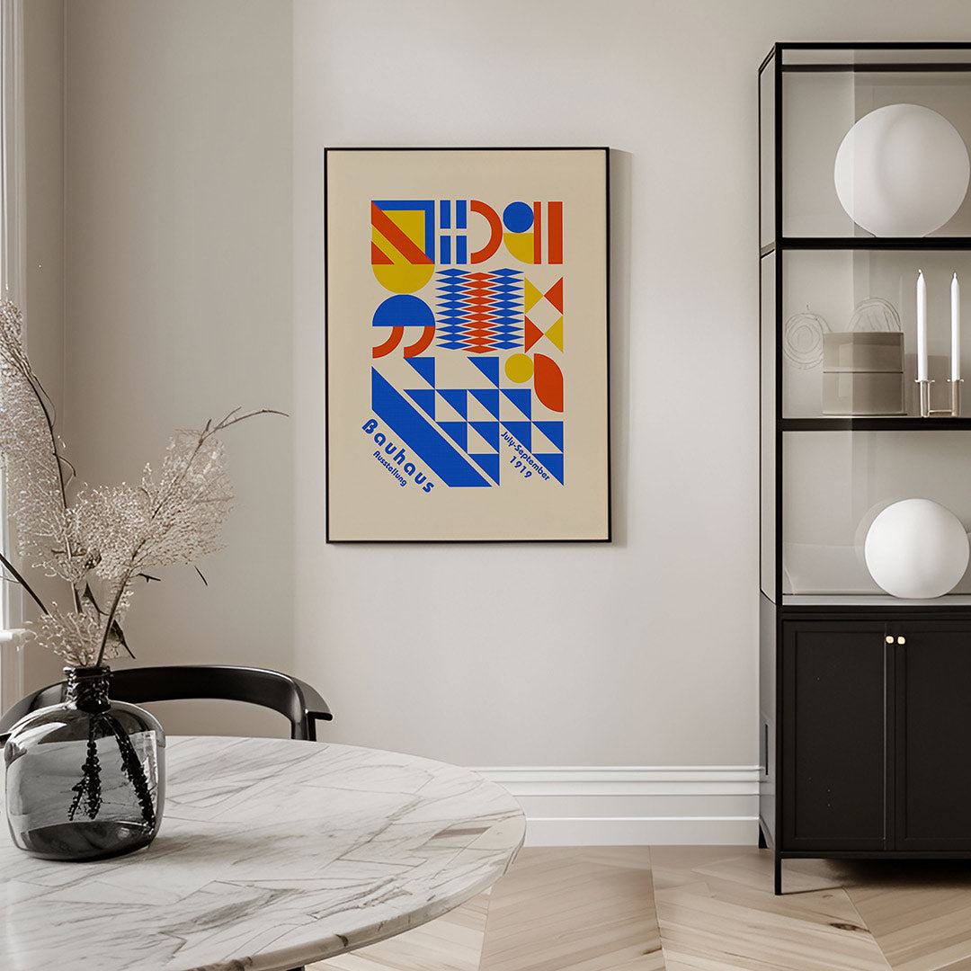 Vormen en vlakkenspel Poster