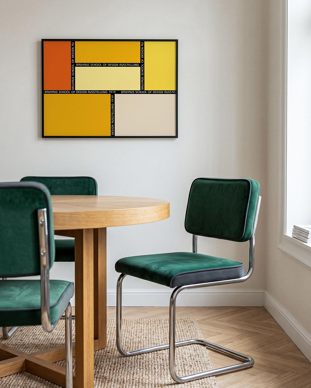 Vlakverdeling en kleur Poster