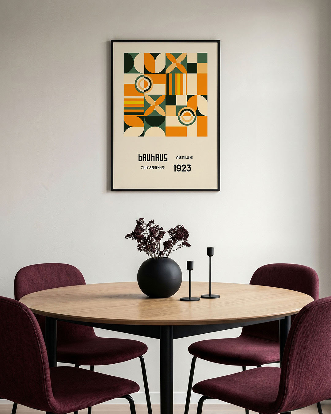 Vormritme en kleur Poster