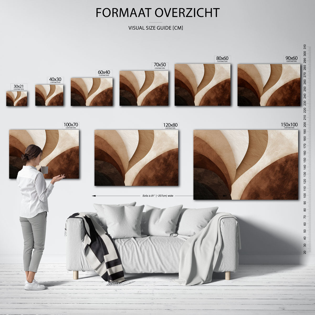 Abstracte vormen Poster