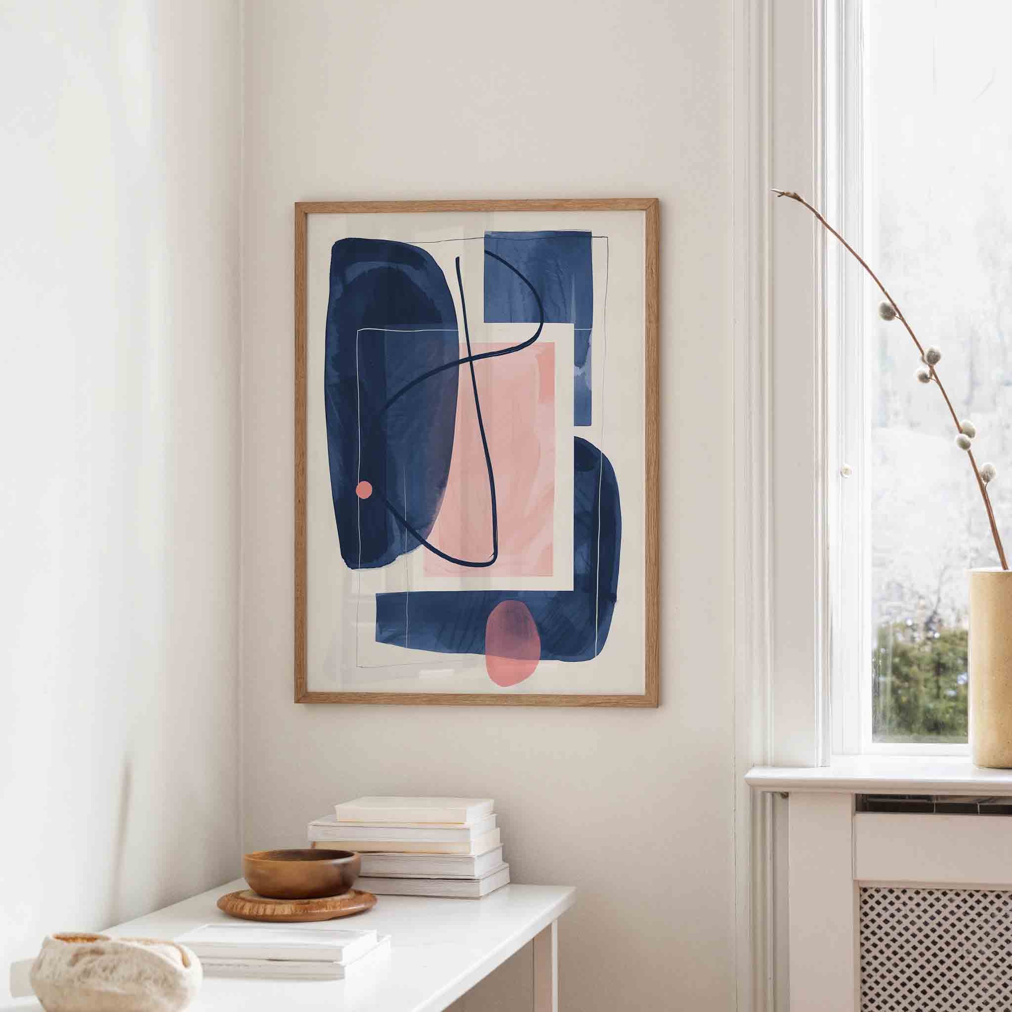 Abstracte vormen Poster