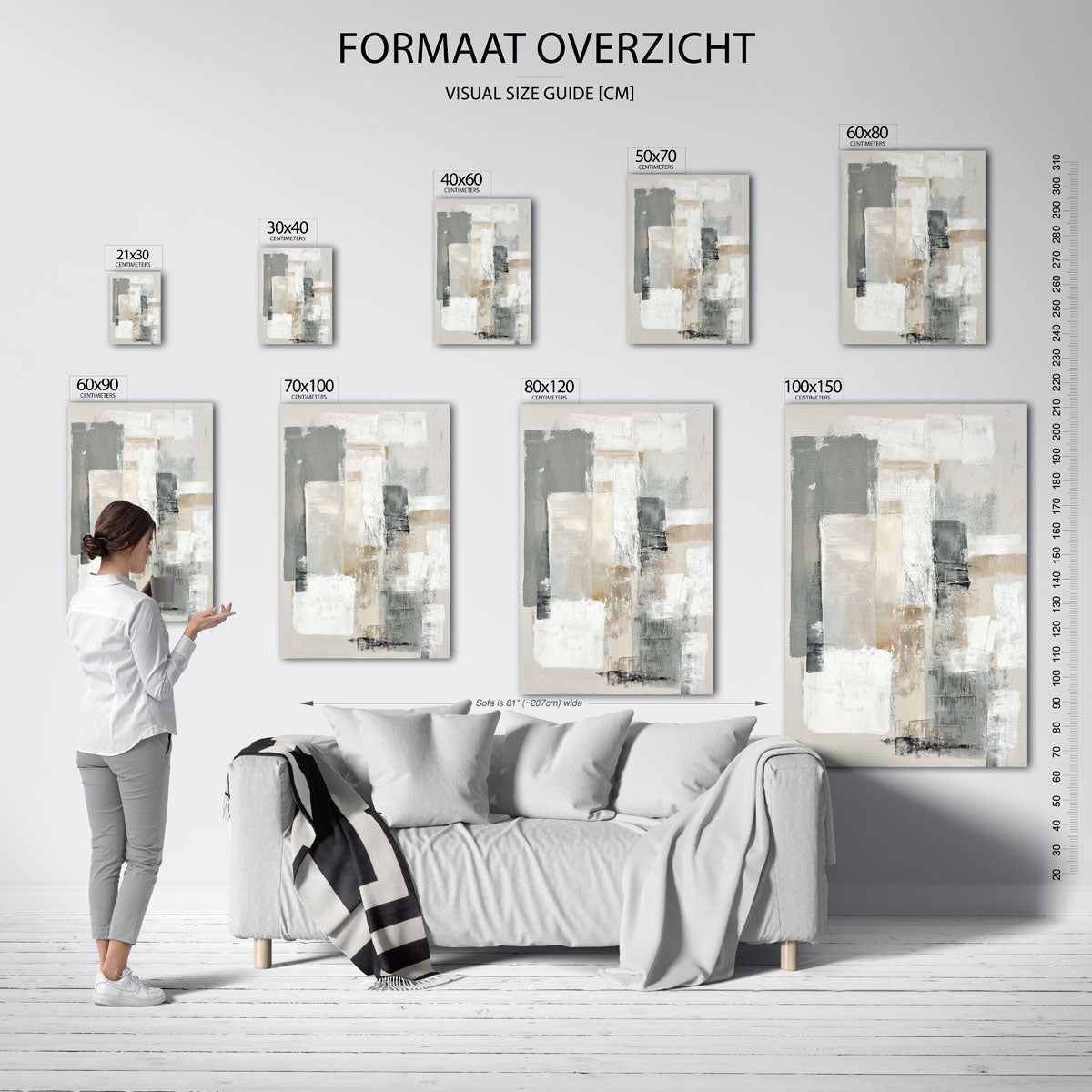 Abstracte vormen Poster