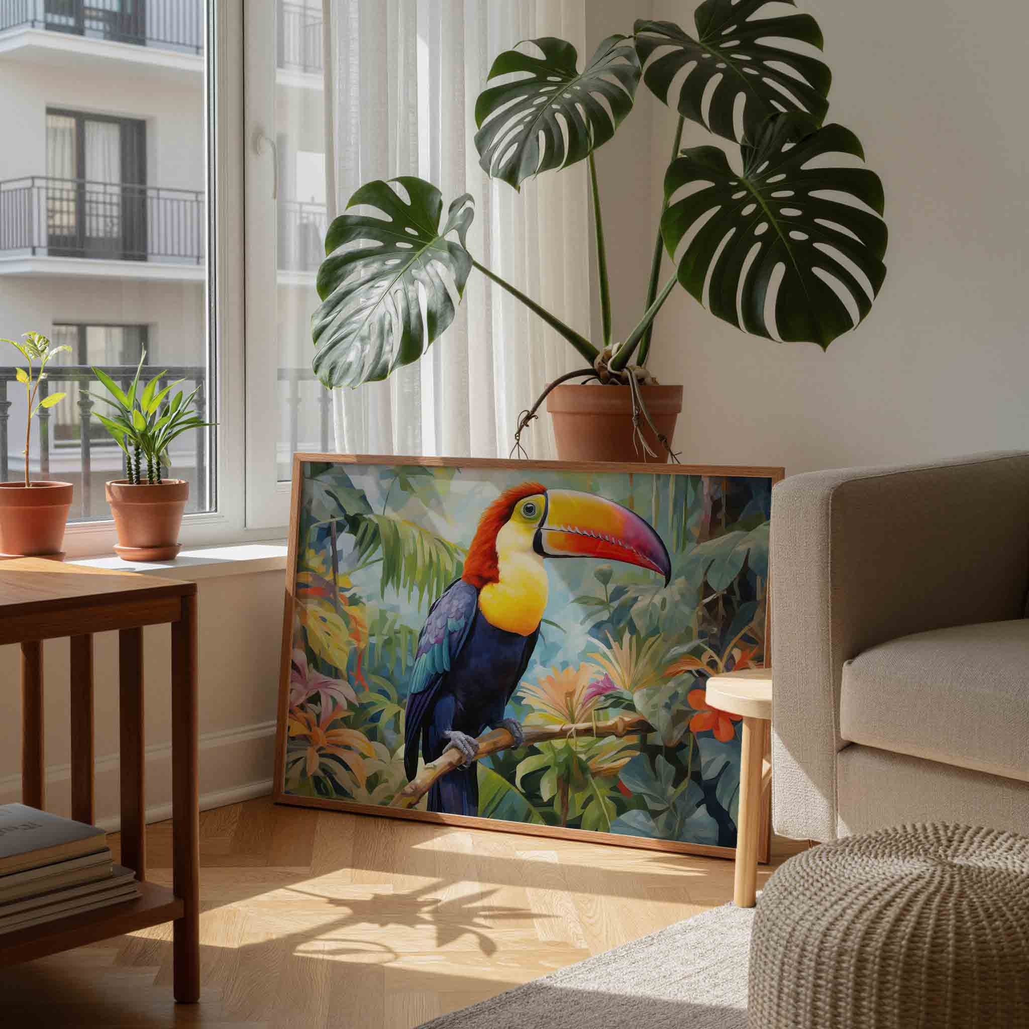 Tropische vogel Poster