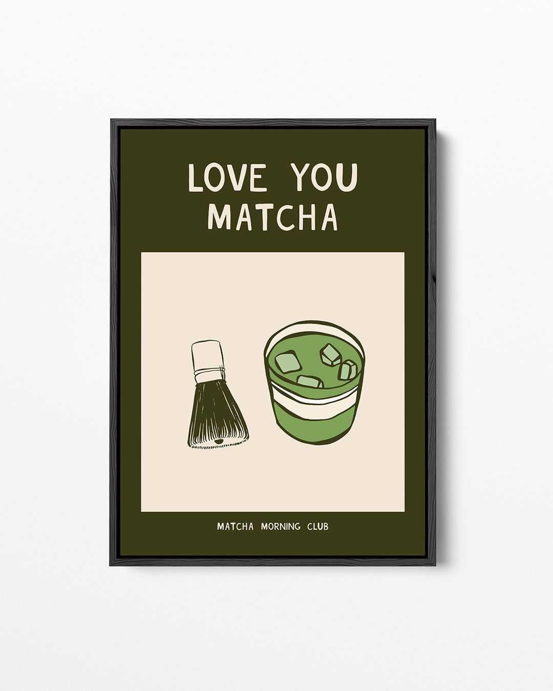 Matcha illustratie Kunstwerk