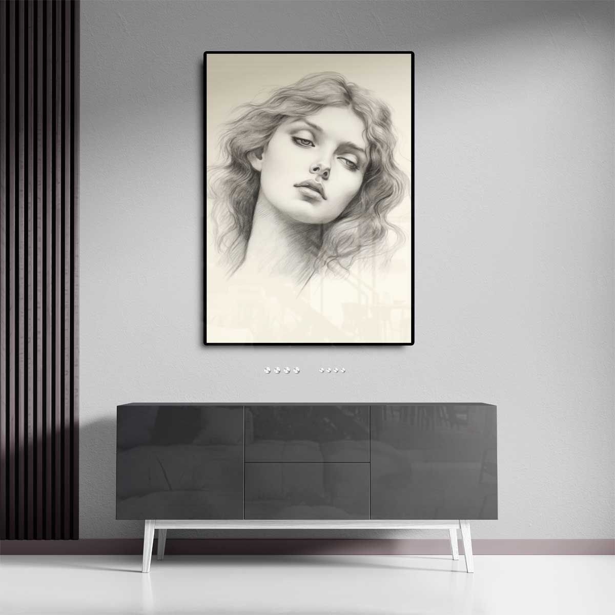 Dromerige Blik Kunstwerk-canvas-dibond-plexiglas-wanddecoratie-WallArtistic