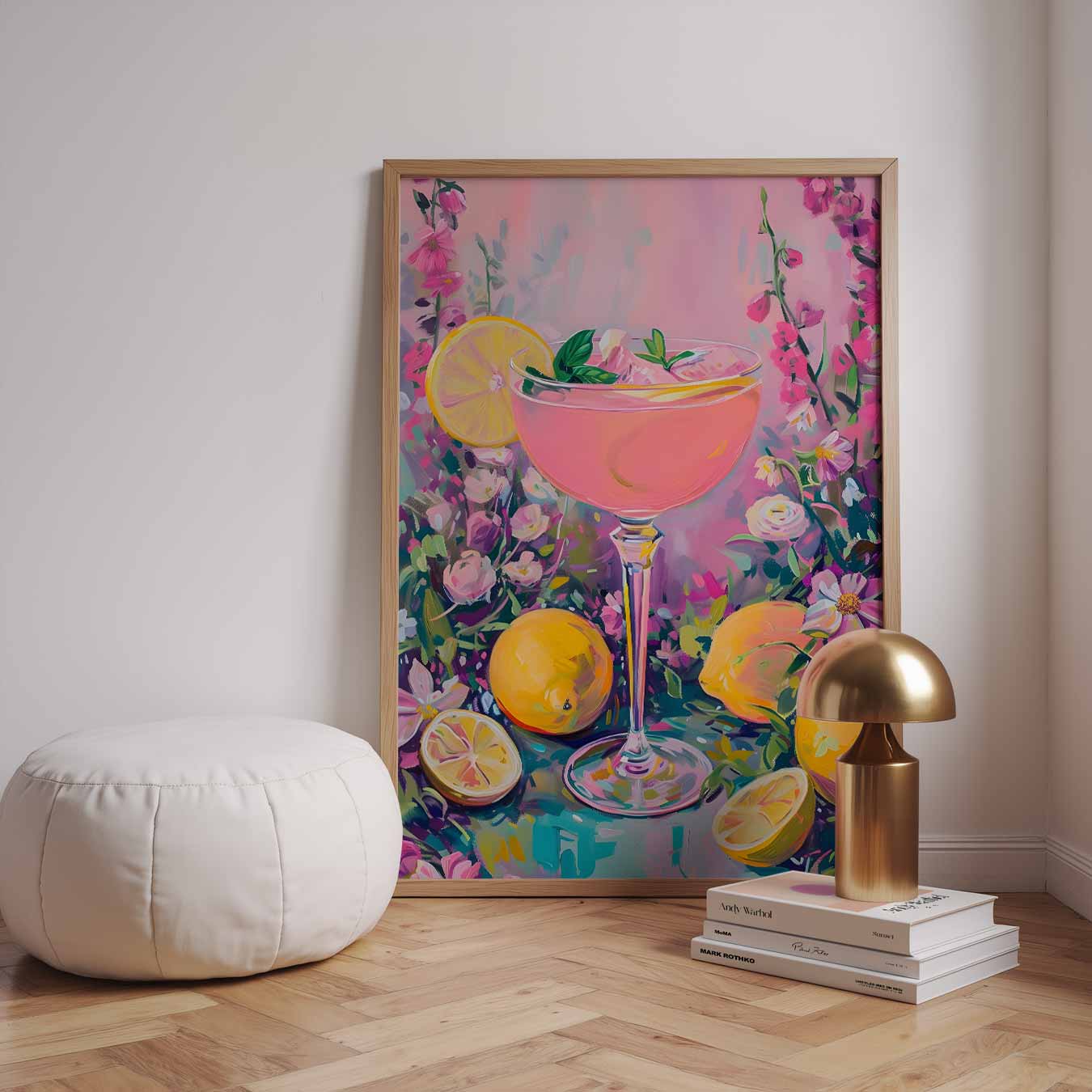 Lente Citroencocktail Poster-WallArtistic