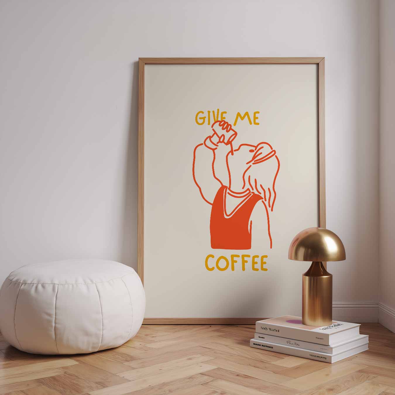 Cafeïne Vibes Poster-WallArtistic