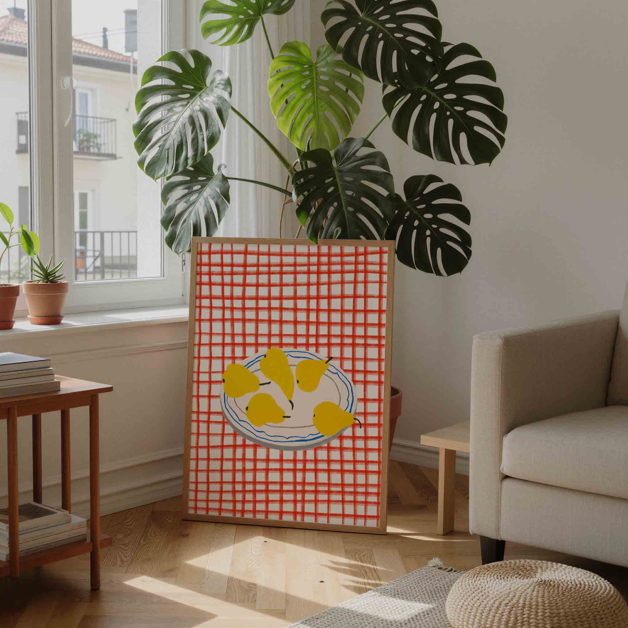 Peren op bord Poster