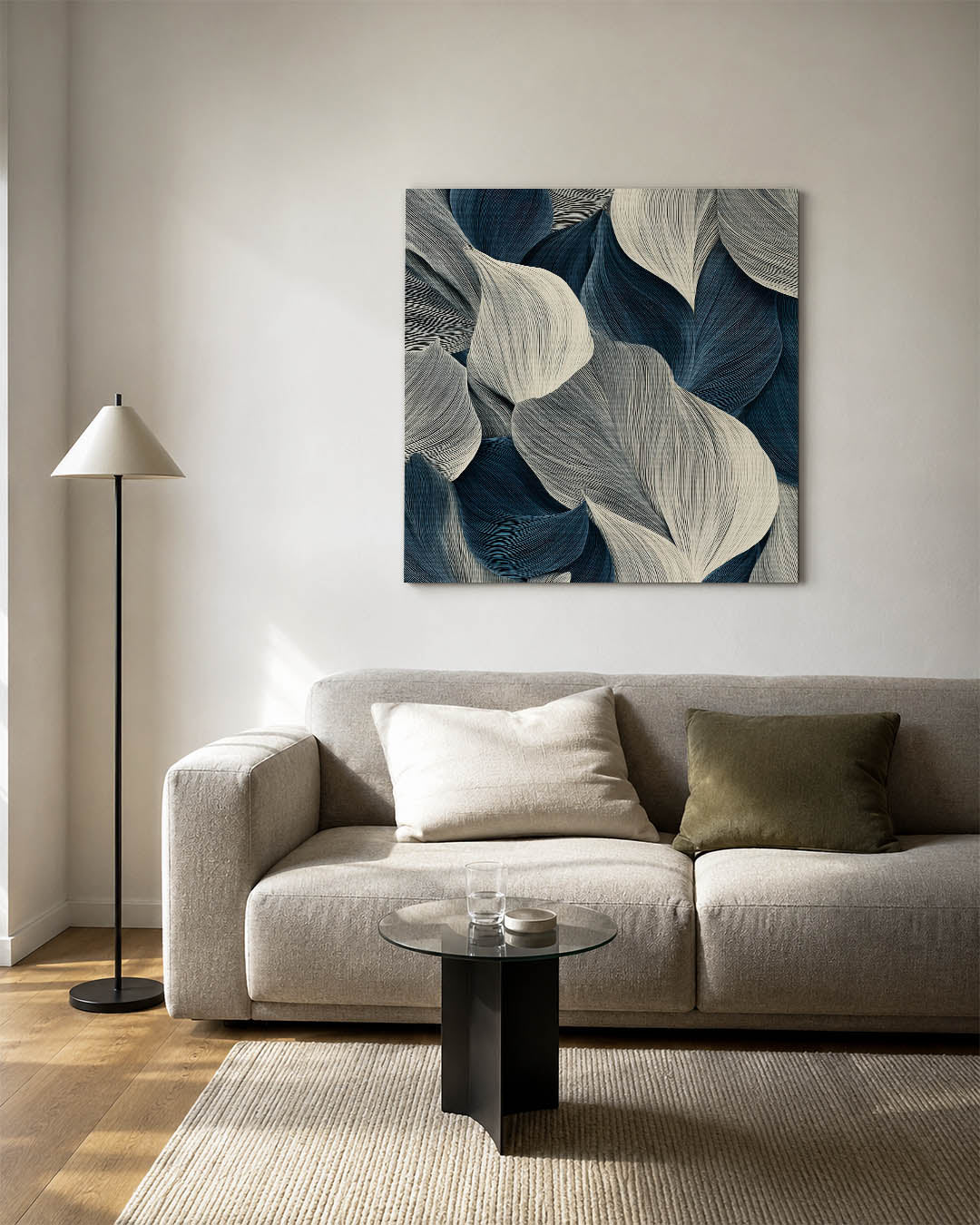 Organische lijnpatronen Kunstwerk
