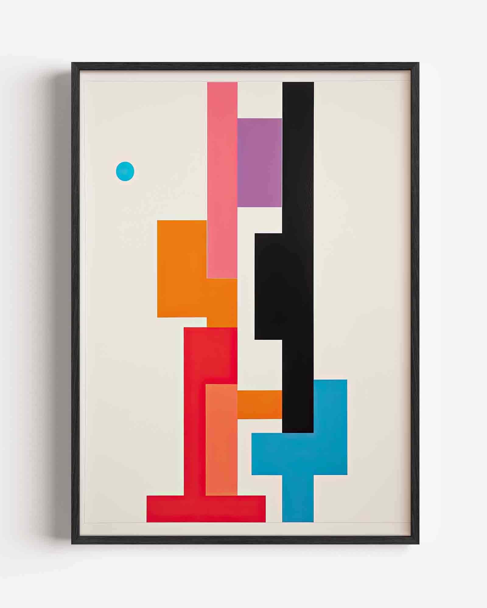 Abstracte vormen Poster
