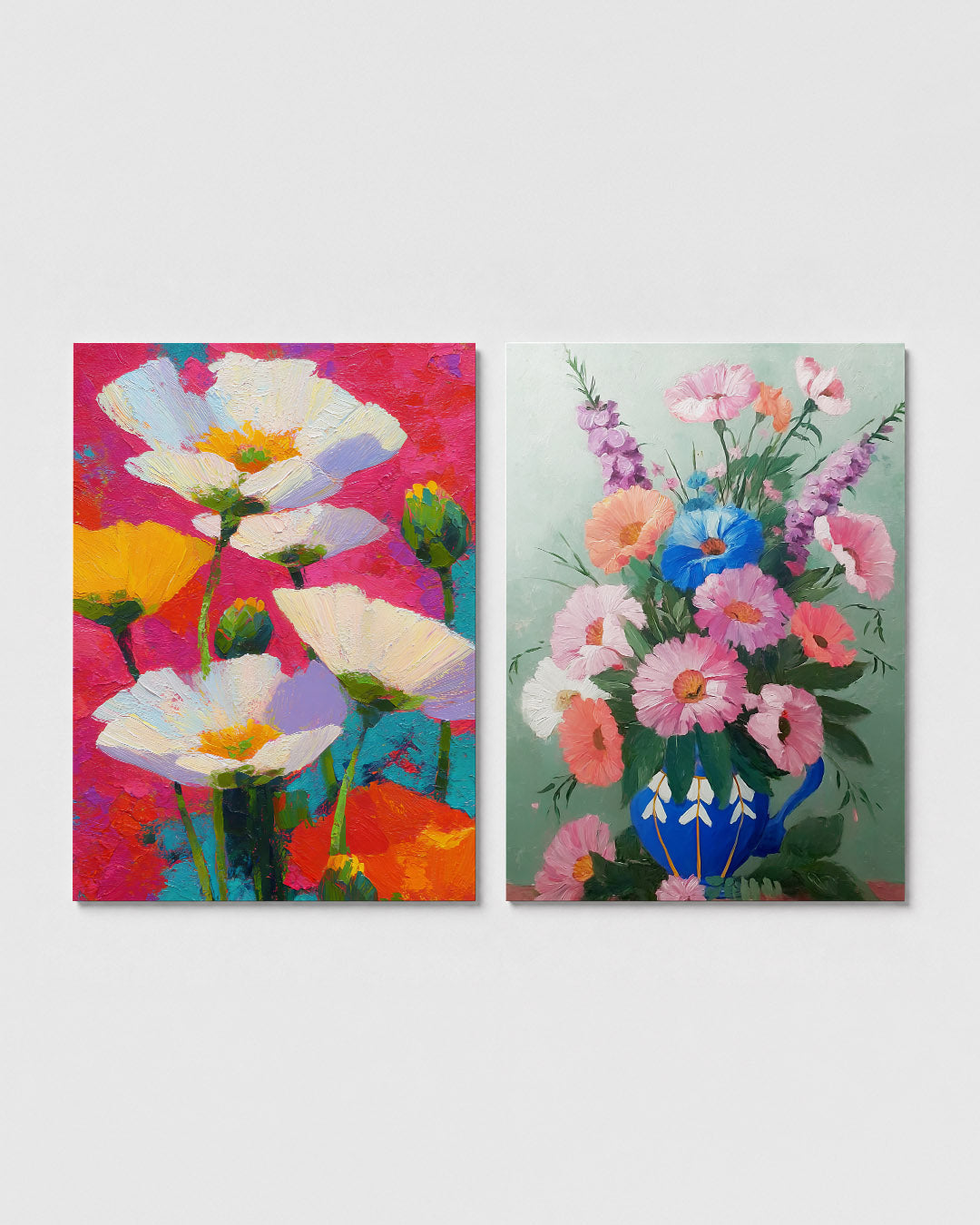 Bloemrijke kleurexplosie Posterset