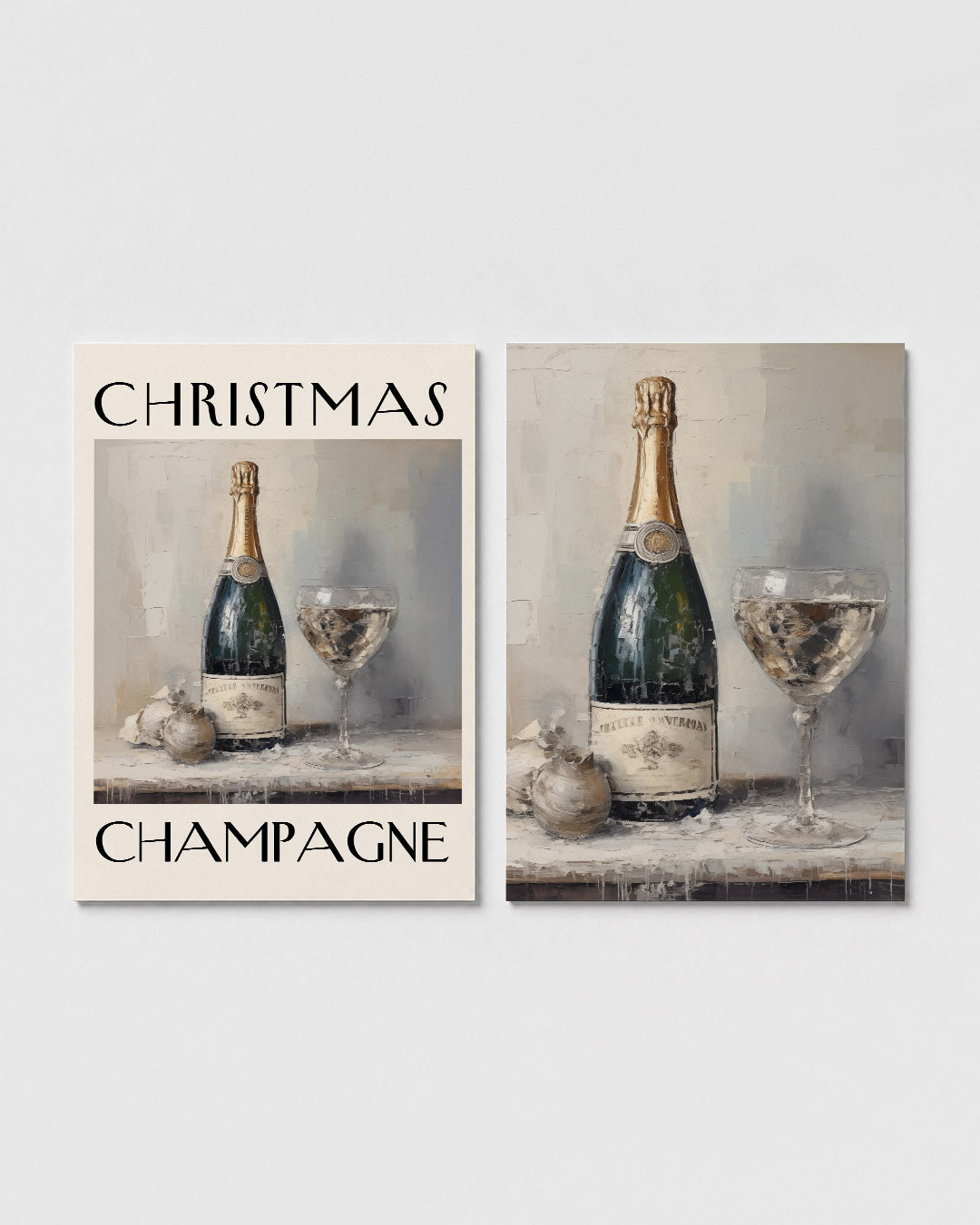 Feestelijke fles Posterset