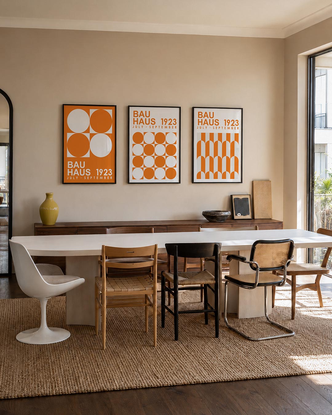 Cirkel en vierkant Posterset